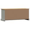 VIGO Shoe Bench Gray 106 x 35 x 45 cm Solid Pine Wood