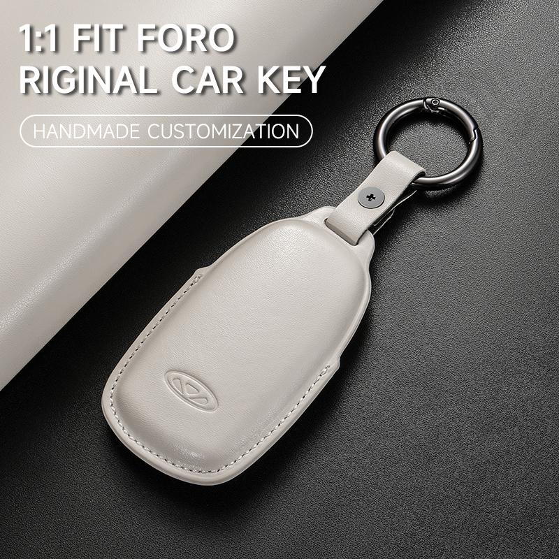 Натуральная кожа Чехол-сумка для автомобильного ключа для Chery Jaecoo J7 J8 7 Tiggo 8plus 5 Plus 7pro Max Omoda 5 Защитный набор Аксессуары