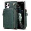 For Iphone 11 Pro Cell Phone Case Tpu+Pu Fall Protection Cover With Long Strap