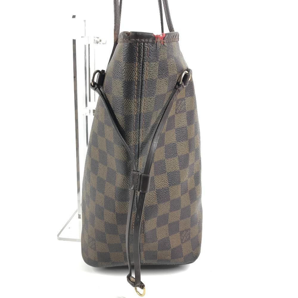 Louis Vuitton N51105 Damier Neverfull MM Shoulder Bag Tote Bag Canvas Ebene