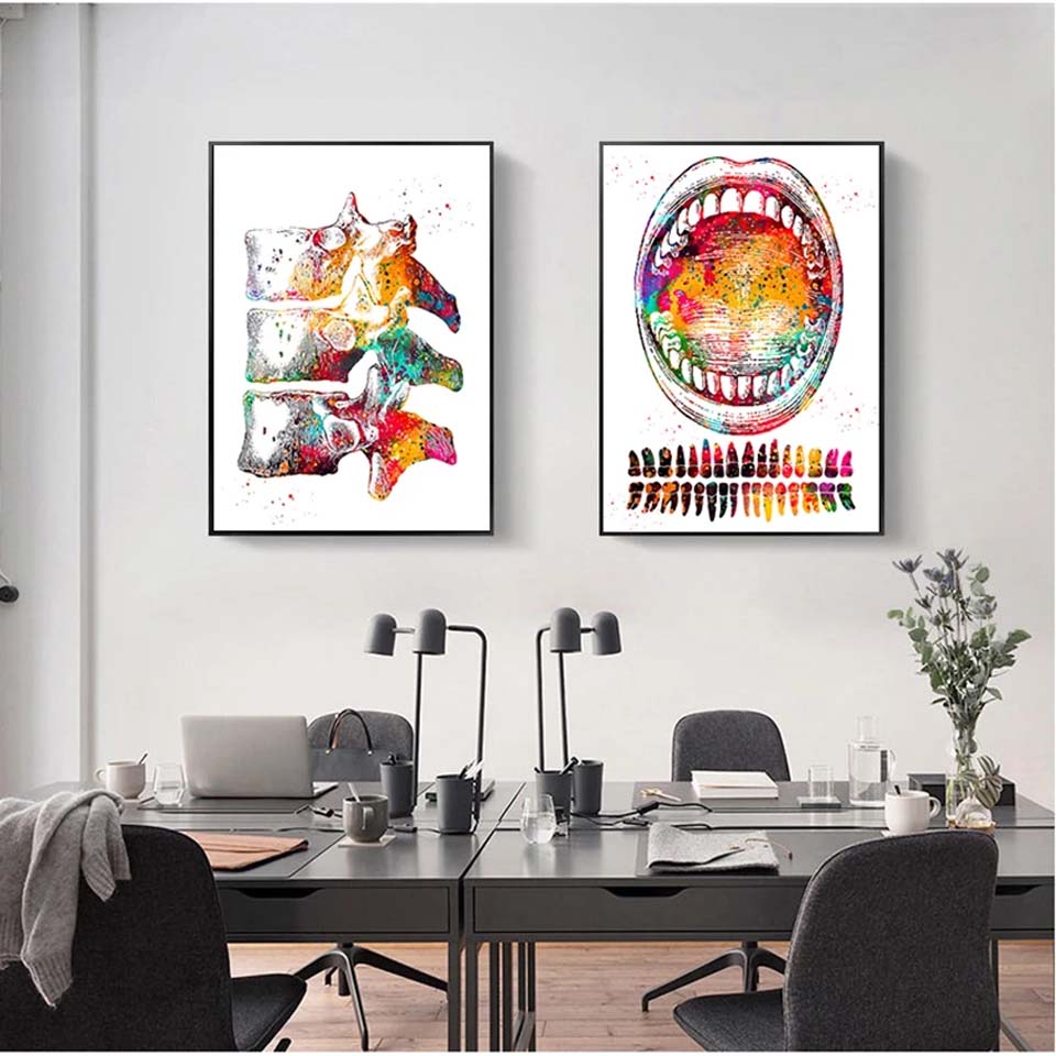 Медицинское образование, офисный постер, картина, настенная живопись на холсте, анатомия, картина мышц, гуманоид, украшение для дома, принт, Cuadros