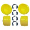 4 Sents Axle Cap Bearing Cover M143338 4 Комплект стопорных колец для газонокосилок John For Deere 102, садовый инструмент для замены триммера