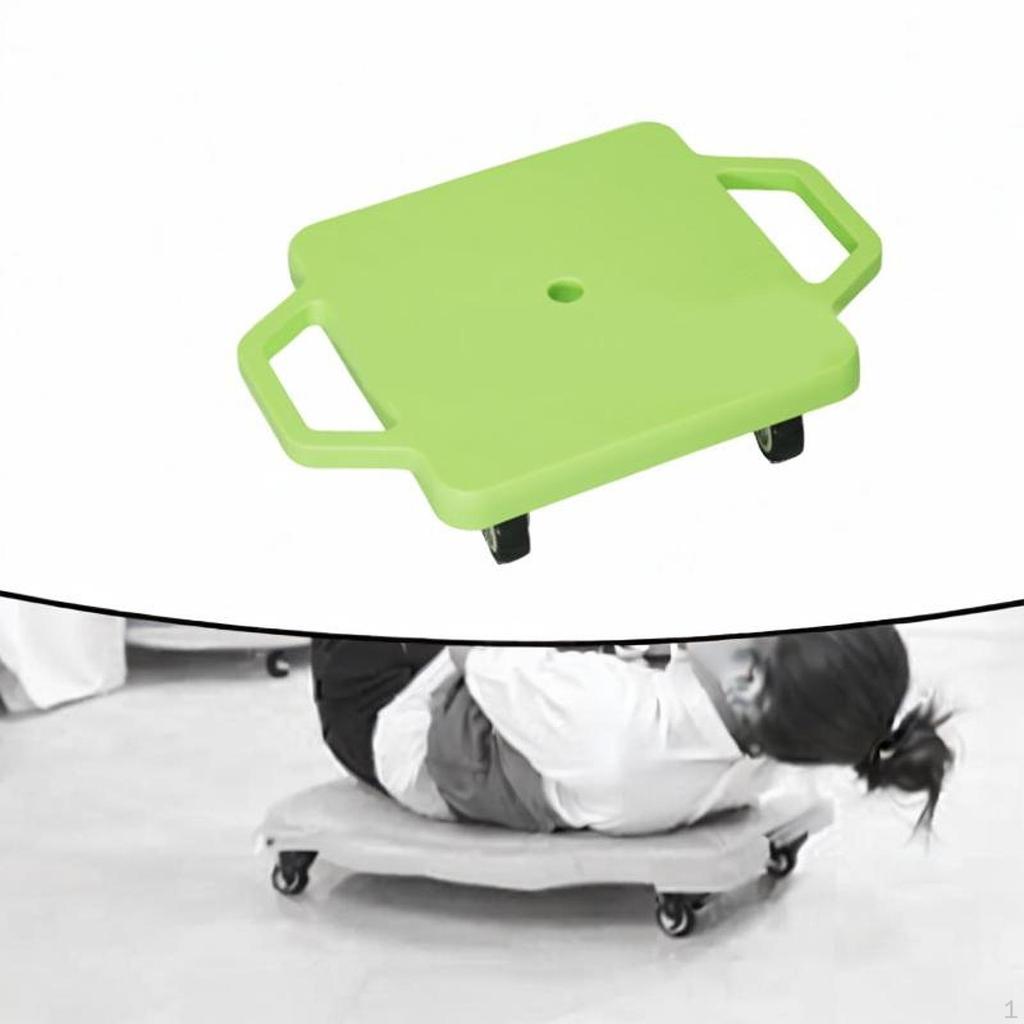 Напольная роликовая доска с ручками, ролики 11,2 дюйма, многоцелевой самокат для дома