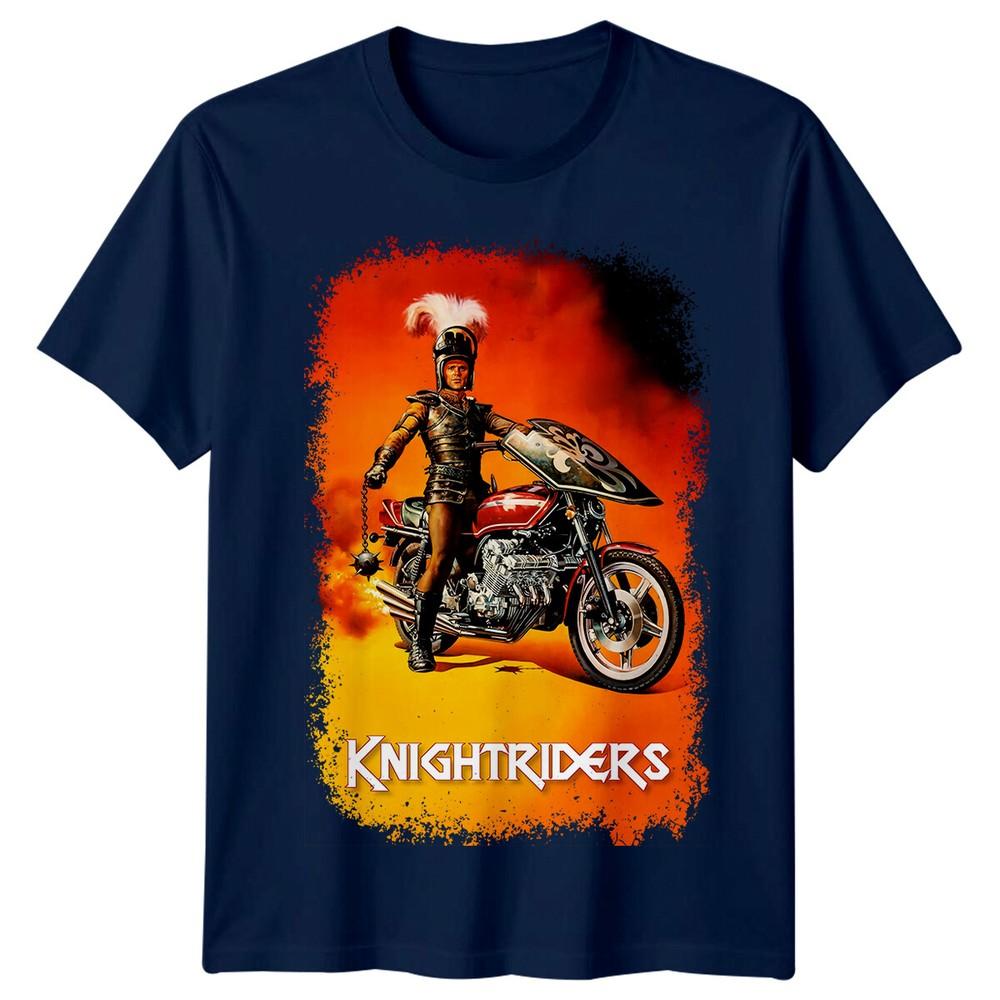 Knightriders 1981 Movie Poster Inspired Tshirt Retro 80s Tee Unisex
