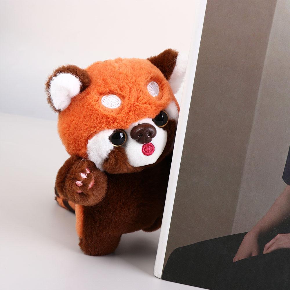 Cartoon Kawaii Animal Plush Pendant Plush Stuffed Red Panda Plushies Pendant Backpack Decor
