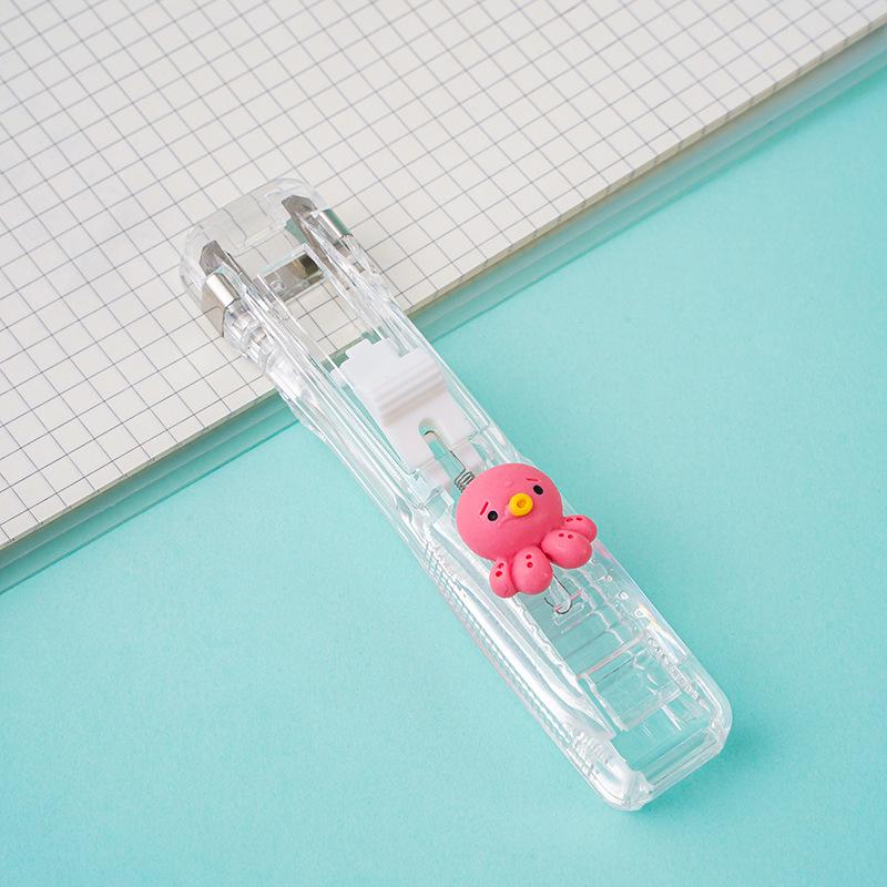 Мультяшный прозрачный бесследный зажим для файлов для организации офисных данных и творческого обучения