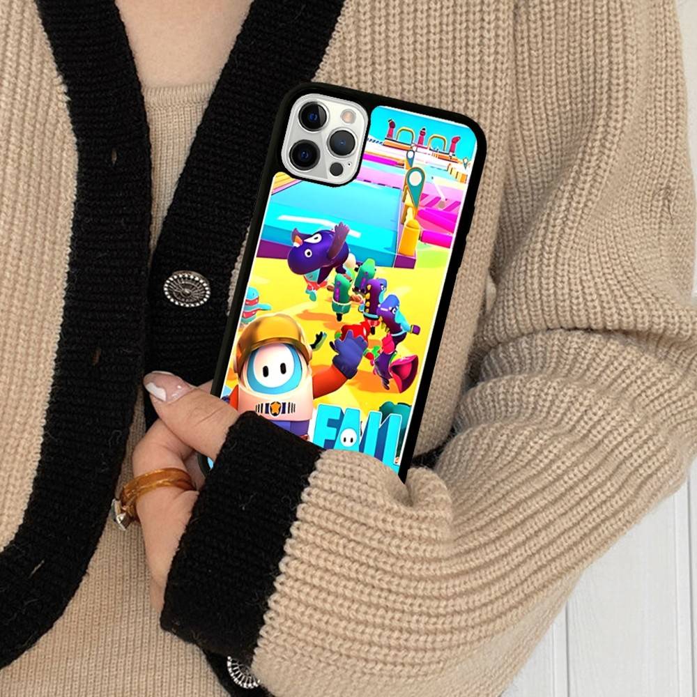 F-Fall G-Guys Party Game PC+TPU Shockproof Protective Phone Case For IPhone17 14 15 16 Pro Max 13 12 11 17 Air
