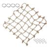 Hanging Net Woven Hammock For Squirrels Parrots Indoor Cage Resting Exercise Jute Rope 1Pcs