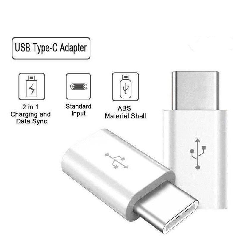 OTG-адаптер Micro-Type-C для устройств Android с передачей данных и зарядкой