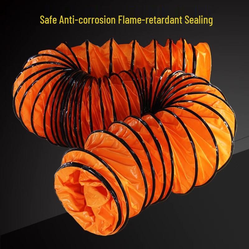 Гибкий вентиляционный воздуховод из ПВХ-канваса