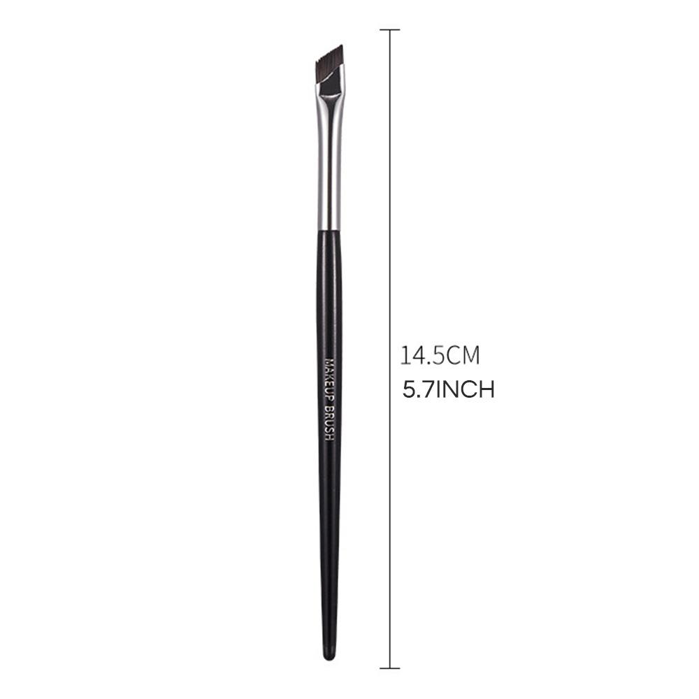 GECOMO Sickle-shaped Eyeliner Brush Angled Makeup Brush Under-eye Brush Eyebrow Brush Eye Makeup Brush