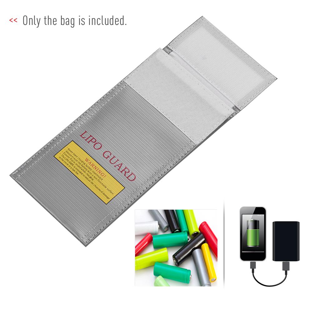 Lipo Safe Bag Огнестойкая взрывозащищенная сумка для защиты аккумулятора Сумка для зарядки и хранения Высокая