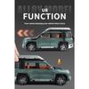 Масштаб 1/24 BYD LOOK UPAT U8 Внедорожная версия Сплавной внедорожник Литая модель Звук и свет Игрушка с инерционным механизмом Модный выставочный экспонат Подарок для детей
