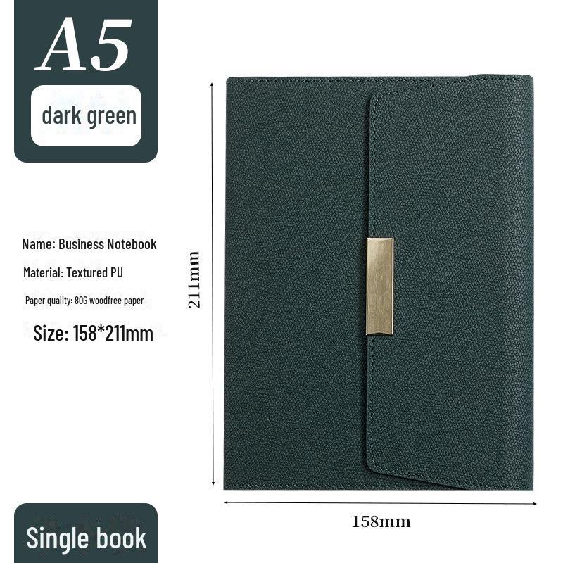 Подарочный набор из трехслойного блокнота формата А5 с индивидуальной гравировкой