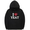 Толстовка с графическим принтом I Love Yeat для мужчин и женщин