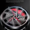 SVJ Brand Wheel Hub Watch Men 360° Rotating Three-dimensional Hollowed Out Car Modification Table Conceptual Luminous Watch