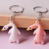 Car Key Chain Pendant Pendant Keychain Delicate Simple Funny Hanging Duck Key Chain for Girls Couple Bag