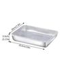 410 Stainless Steel Large Rectangular Dumpling Tray with Lid