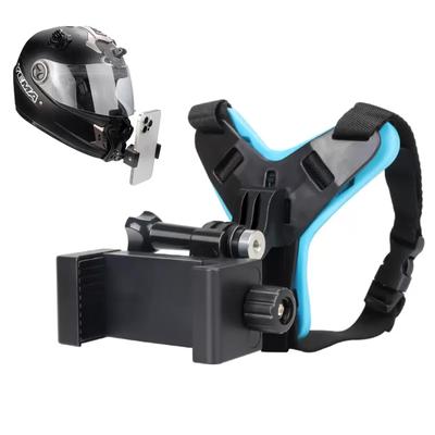 Носимая камера Крепление на подбородок Аксессуар для GoPro Action Мотоциклетный шлем Совместимый с GoPro Insta360 Hero Держатель для мотоциклетного шлема Камеры, Крепление,