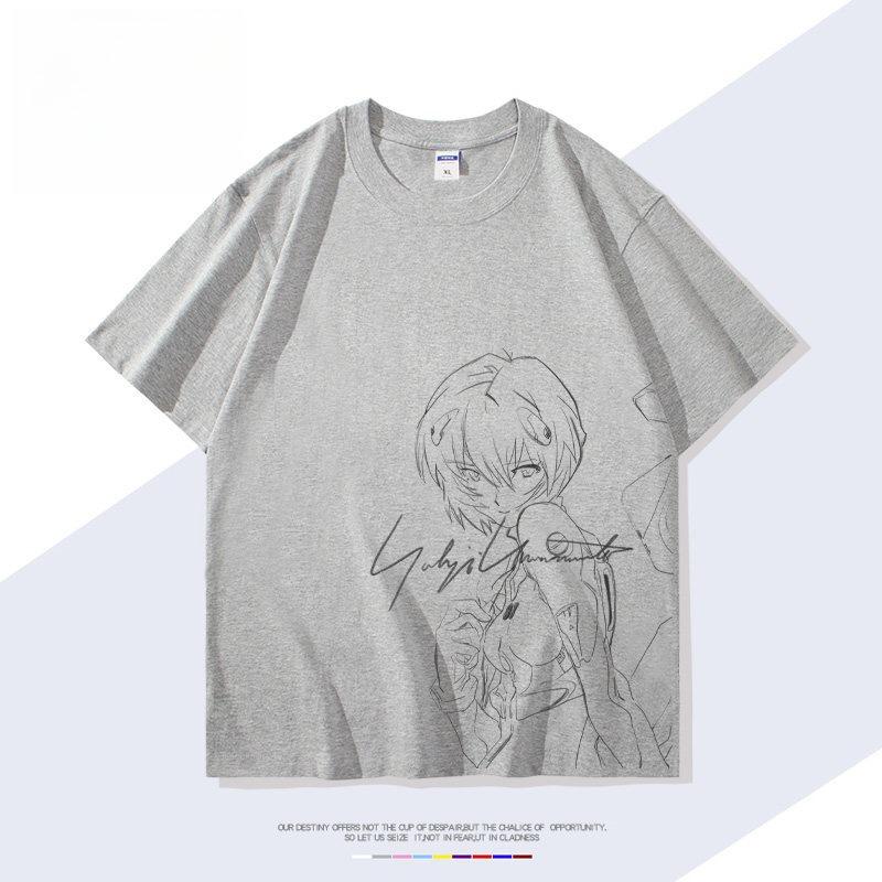 Футболка с принтом Rei Ayanami из Neon Genesis Evangelion Унисекс и женская футболка Унисекс Топ Спортивная футболка Унисекс Летняя футболка