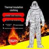 Высокотемпературный костюм из алюминиевой фольги, термостойкий 500-1000°C - Утолщенный, раздельный, защитное снаряжение для всего тела для мужчин и женщин