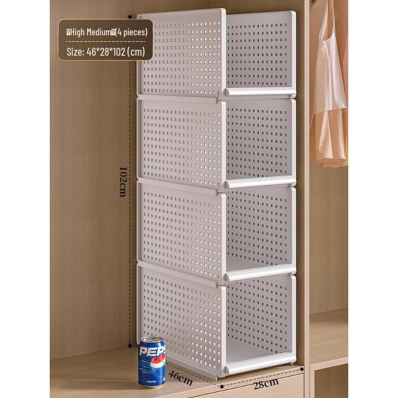 Wardrobe Partition Board: Adjustable Drawer-Style Clothes Organizer for Bedroom Storage