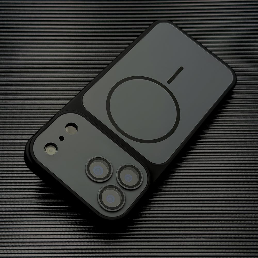 Роскошный матовый чехол для iPhone 18 17 16 15 14 13 12 11 Pro Max 18Pro 17Pro Mag Для зарядки MagSafe Безопасный Мягкий чехол Жесткая задняя крышка