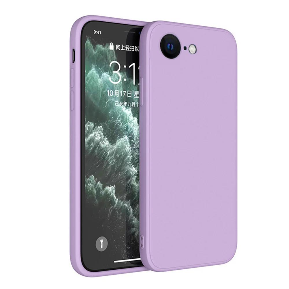 S Чехол из жидкого силикона для iPhone 16E 16 Pro Max 16 Полный для iPhone 16 16Pro 6 7 8 Plus SE цветной Защитная крышка