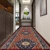 European Style Long Corridor Carpet Living Room Decoration Hallway Runner Rug Persian Style Easy Clean Non-slip Stair Custom mat