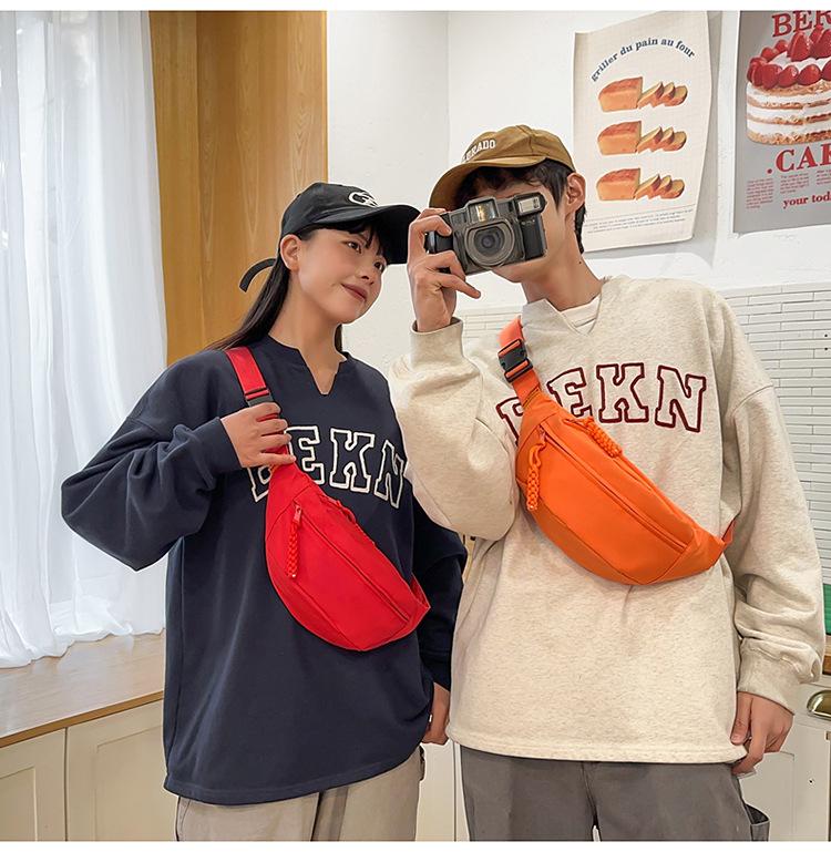 Летняя спортивная сумка на грудь в корейском стиле – модная поясная сумка с широким ремешком и сумка-мессенджер для женщин