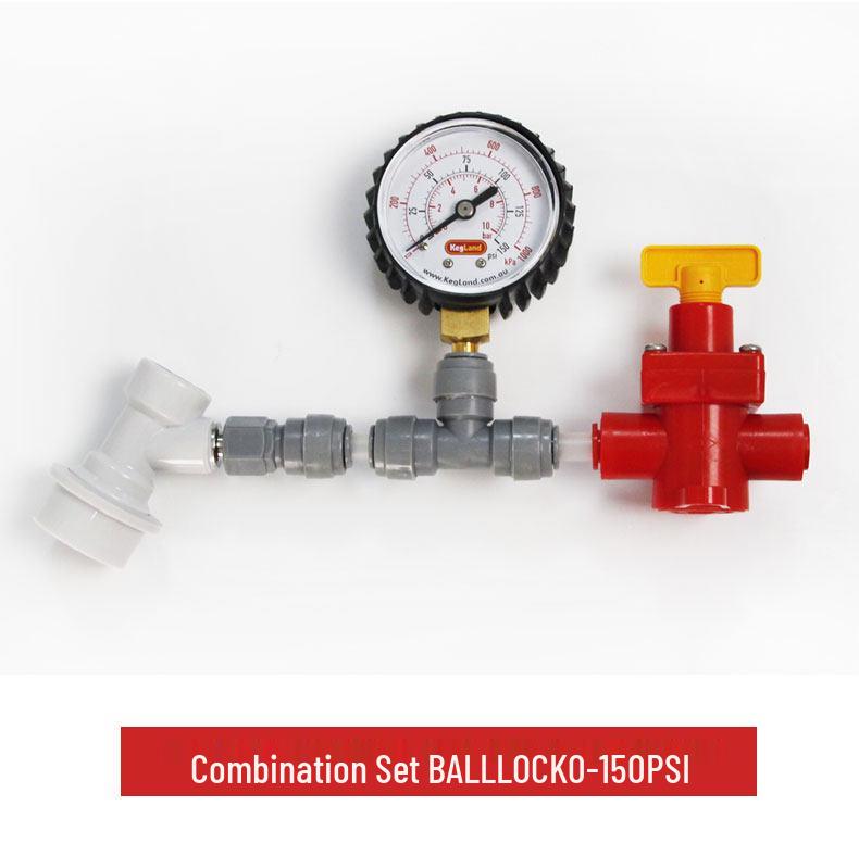 Craft Beer Fermentation Pressure Valve with CO2 Gauge