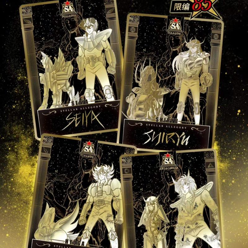 New Saint Seiya Series Collectible Cards Officially Licensed Manga Limited Edition Cards Anime Merchandise Gifts