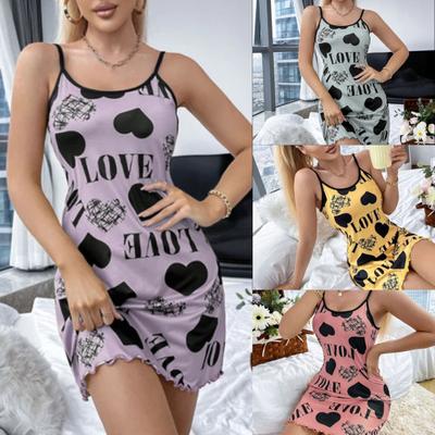 Женская ночная рубашка с открытой спиной, домашняя одежда с круглым вырезом, приятная для кожи, женская ночная рубашка, женская одежда