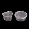10pcs/lot Plastic Color Plasticine Clear Containers Glue Putty Foam Ball Storage Boxes Slime Storage