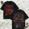 Футболка Choso Jujutsu Kaisen для мужчин и женщин Одежда Готическая Y2k Стиранная Оверсайз Футболка Летняя С коротким рукавом Хлопковые Футболки Топы
