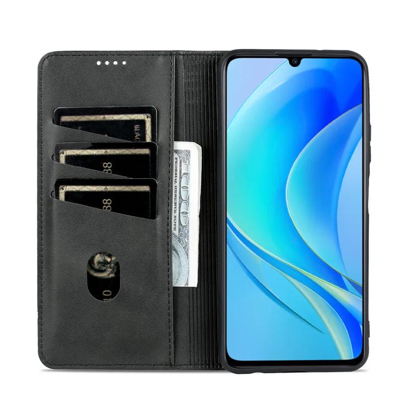 Для Huawei Nova 11 Ultra 12 11i 10 9 SE Y91 Y90 Y61 Y71 Y70 Plus кожаный чехол-кошелек Honor 90 Lite 50 Huawei P60 P50 P40 Pro флип-чехол