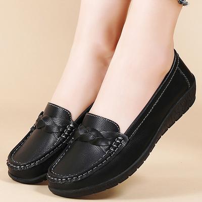 Туфли женские повседневные туфли на плоской подошве для женщин лоферы из мягкой кожи Zapatos De Mujer 2025 Туфли на плоской подошве женская обувь белые туфли