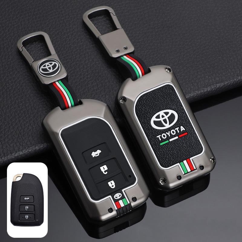 2026 Hot For Toyota Hub Caps Car Remote Key Case Cover Shell for Toyota Auris Corolla Reiz Avensis Verso Yaris Aygo Rav4 Scion T