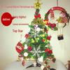 60 см Мини Светящаяся Настольная Рождественская Елка с DIY Украшениями