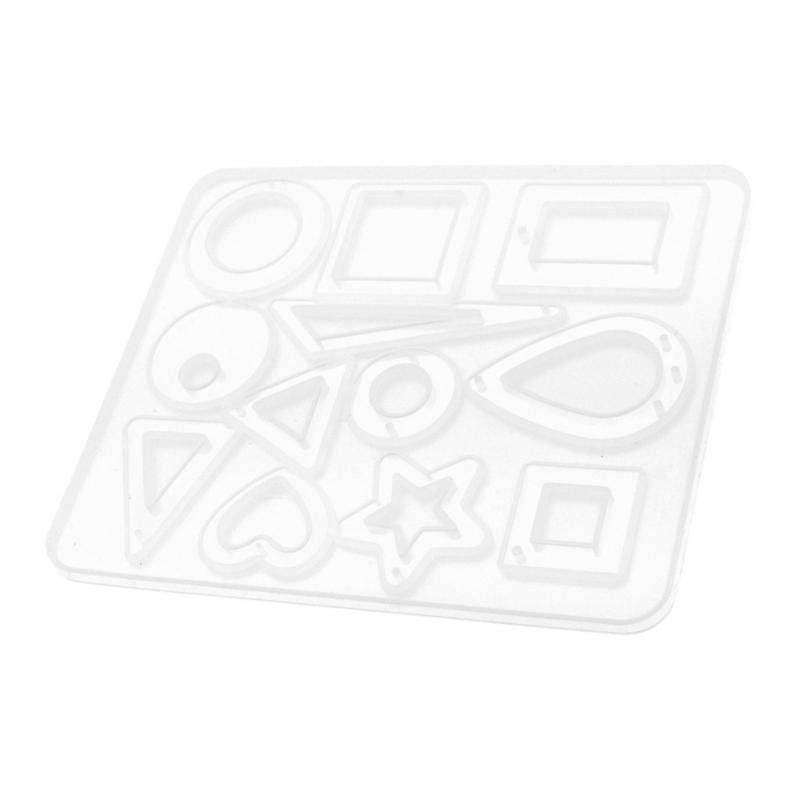 Силиконовые формы с геометрическими кристаллами, формы для изготовления ювелирных изделий, поделки своими руками 11,5x9,5 см