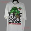 Vintage S BAD Frog Beer Attitude White T Shirt Fits All Size He Just Dont Care Fit Vintage Washed Unisex Stretched