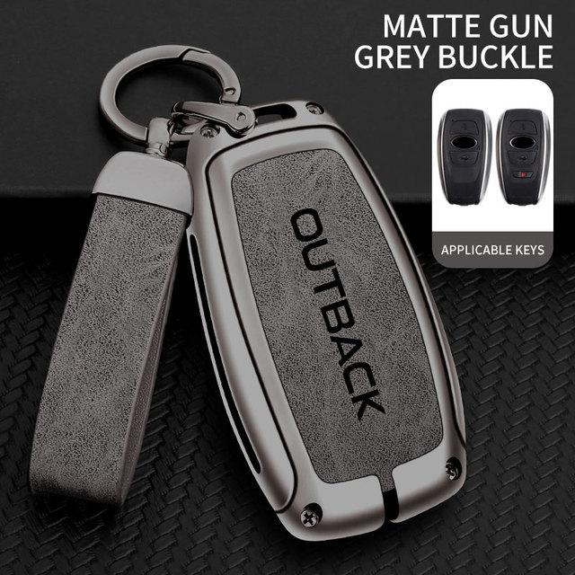 Чехол для автомобильного ключа из цинкового сплава для Subaru Outback, защитная пленка с дистанционным управлением для Subaru Outback, держатель для ключей, автомобильные аксессуары