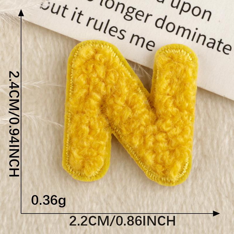 Вышитая нашивка этикетка полотенце вышитая нашивка оригинальная 26 букв одежда аксессуары DIY ручная работа аксессуары вышитая наклейка на ткань