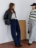 ROIROI Tapered Corduroy Pants - Navy