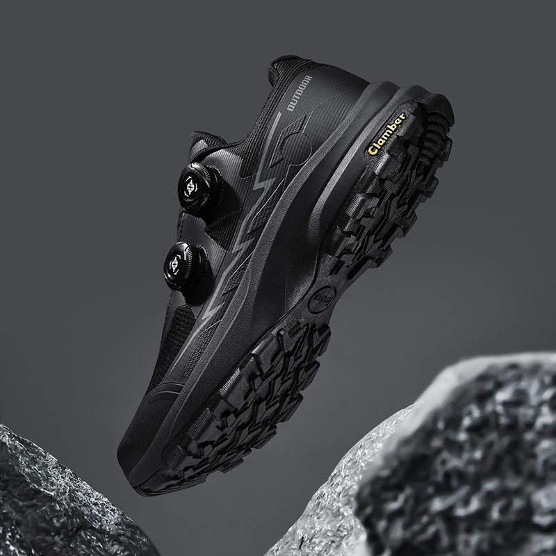 Men Outdoor Hiking Shoes Breathable Trekking Sneakers Non Slip Walking Shoes Lightweight Trail Travel Footwear Casual Wear