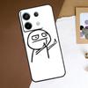 Смешной Чехол с Мемами Средний Палец Для Xiaomi Redmi Note 13 11 9 10 12 Pro Plus 9S 10S 11S 12S Redmi 13C 9C 10C 12C Чехол