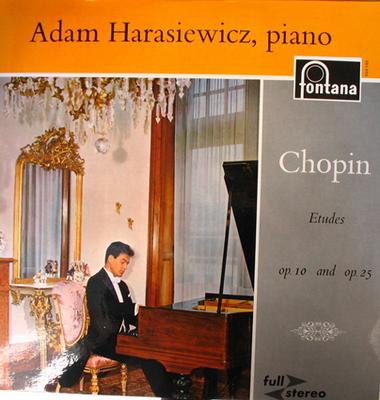 LP Пластинка ФРЕДЕРИК ШОПЕН - АДАМ ХАРАСЕВИЧ - Этюды Op. 10 и выше. 25 875051CY Fontana Германия Классический Б/У