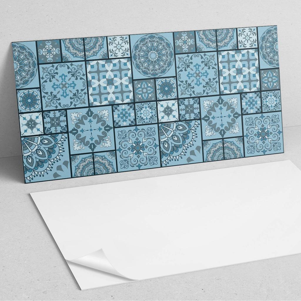 Panel Winylowy Z Dekorem Do Kuchni Lub Łazienki 120X60 Cm Wzory W Mozaice Geometrycznej