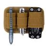 Tactical hook loop panel bag EDC tool storage hanging bag debris hunting backpack bag insert organizer sticker board