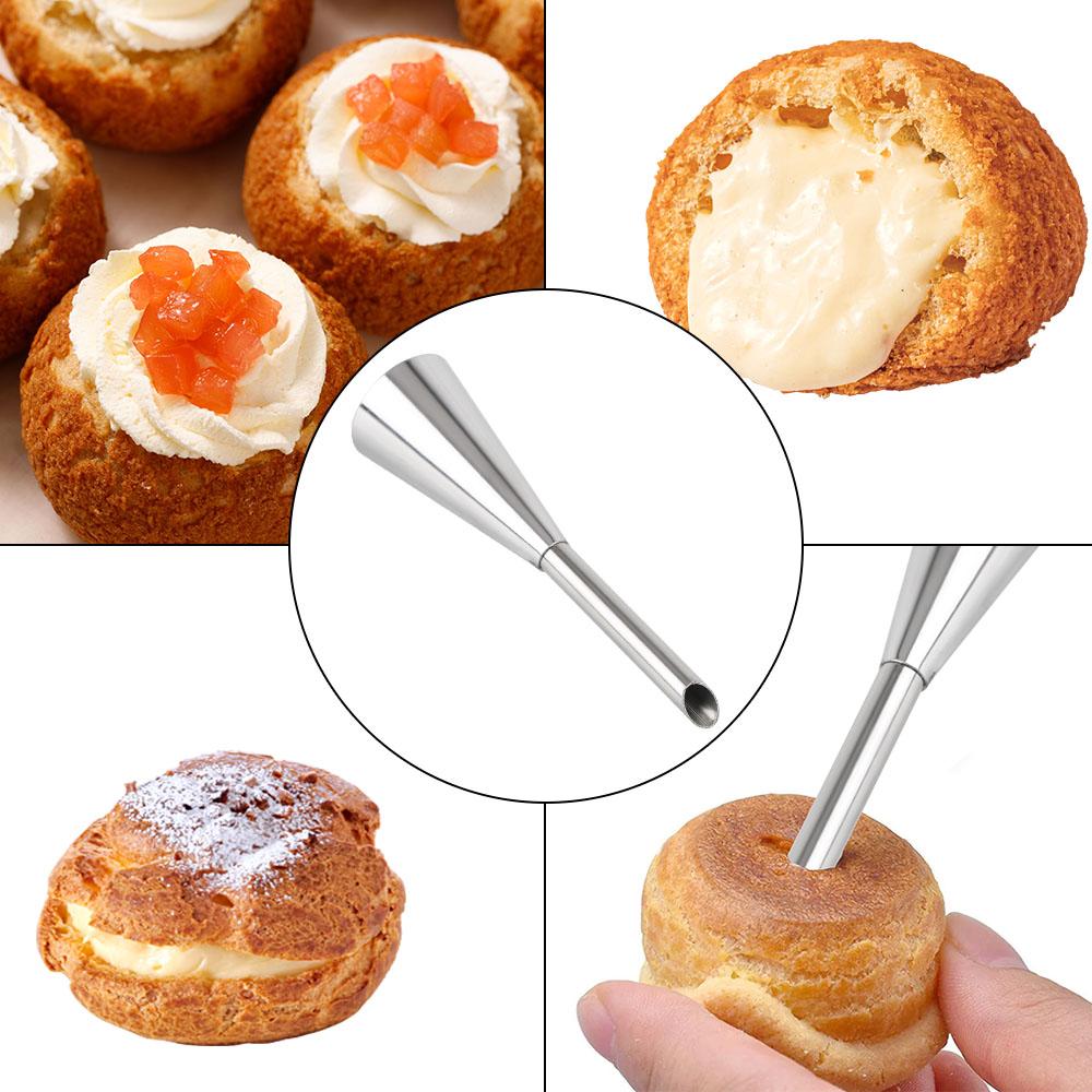 Насадка для кондитерского кондитерского украшения, насадка для крема, 1 шт., шприц для кексов, насадка для кексов из нержавеющей стали